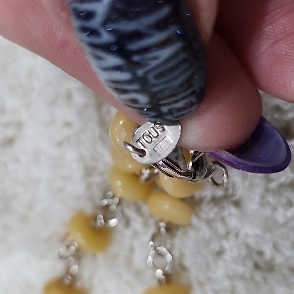 TOUS Yellow Calcite Necklace - Picture 3 of 4